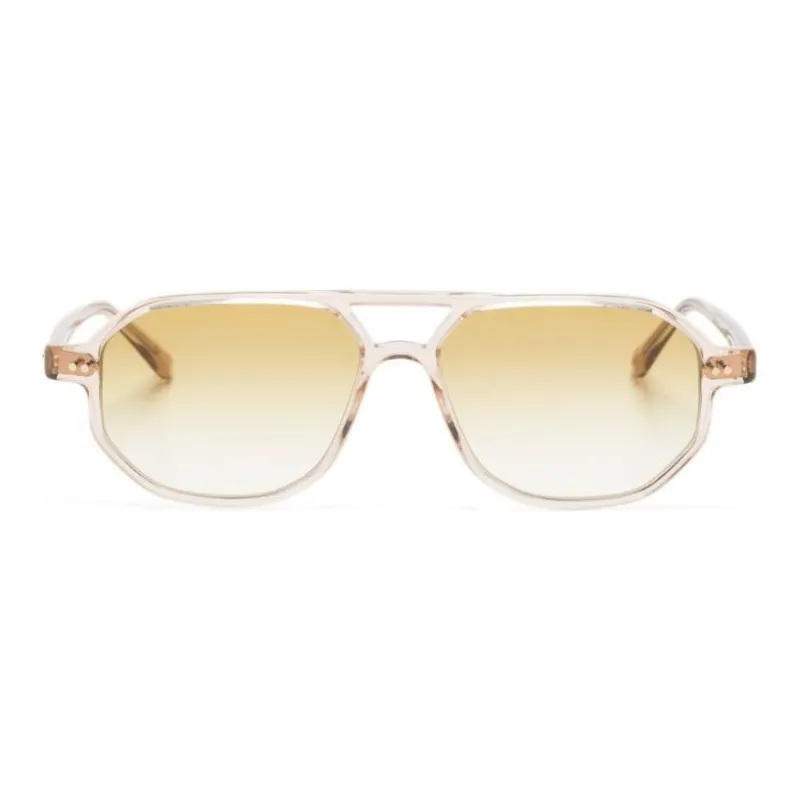MOSCOT Acetate Acetate Aviator Sunglasses Unisex Brown-1