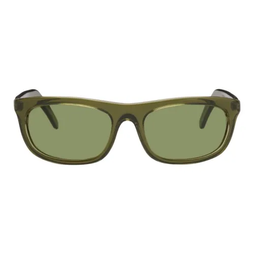 OUR LEGACY Acetate Sheet Oval Sunglasses Unisex Green