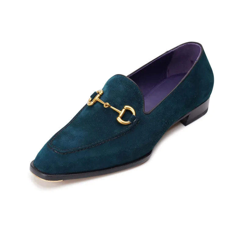Kitamachi Loafers Men Peacock Blue/Sunset Brown/Inkstone Black/Dune White-1
