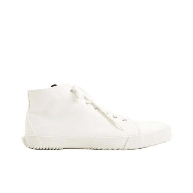 Yohji Yamamoto High-Top Canvas Shoes Unisex White-1
