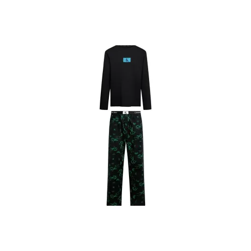 CK/Calvin Klein L/S PANT SET Pajama Set Europe Version Men's
