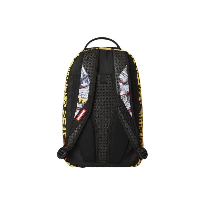 SPRAYGROUND Polyester With Fabric Backpack Unisex Yellow Black-4
