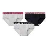 3 Pack (Heather Gray Black+Heather Berry+Black Pink)