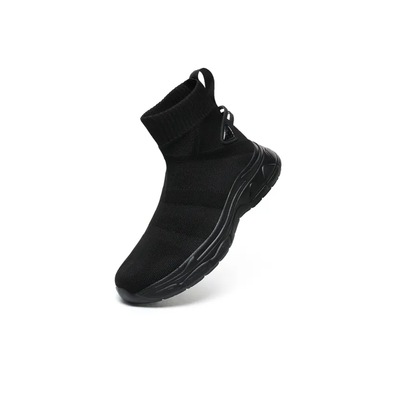 Black tailed Deer Cushioning, Slip Resistant, Breathable, Lightweight Coverage High Top Casual Shoes Unisex-3
