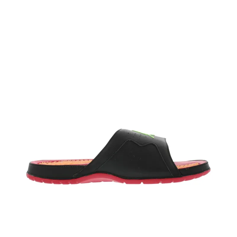 Jordan Hydro 6 Slip-Resistant Quick Dry Slide Slippers Men's Red Black Green-1