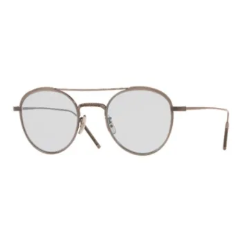 Oliver Peoples Metal Aviator Sunglasses Unisex Brown