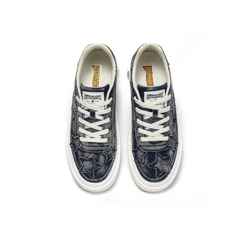 Skate Park Anti-Slip And Wear-Resistant Height Increasing Low-Top Skateboard Shoes Men's-4