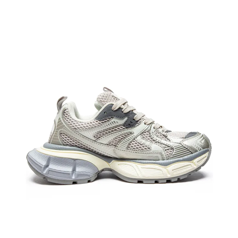 FINEPLAN Cushioning Anti-Slip And Wear-Resistant Low-Top Chunky Sneakers Unisex Silver Blue-7