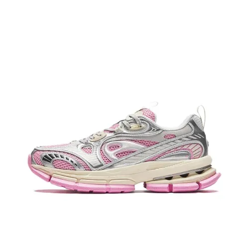 Anta Champion Series Anti Slip Wear Resistant Low Top Casual Shoes Women's Pink Silver