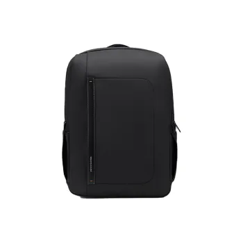 PIERRE CARDIN Fabric Lightweight Large Capacity Men's Bag Backpack Men's Black