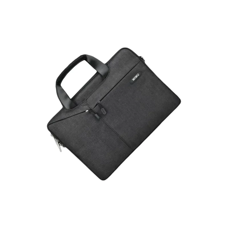 WIWU Nylon Handbag Laptop Bag Regular Unisex Trendy Black/Dark Gray/Light Gray/Rose Pink-1