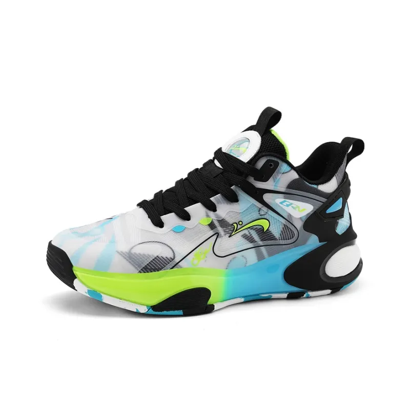 K-bird Grip Impact-Resistant Breathable Mid-Top Basketball Shoes Men's-14