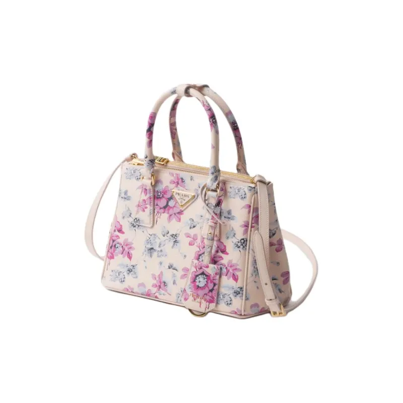 PRADA Galleria Killer Bag Saffiano Leather Shoulder Bag Crossbody Bag Handbag Women's Begonia Pink-1