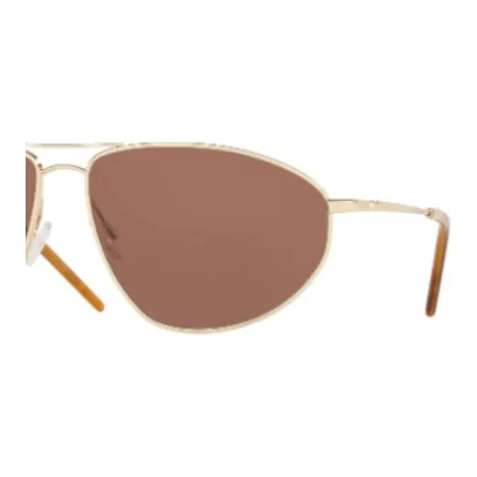 Oliver Peoples Metal Aviator Sunglasses Unisex Gold-2
