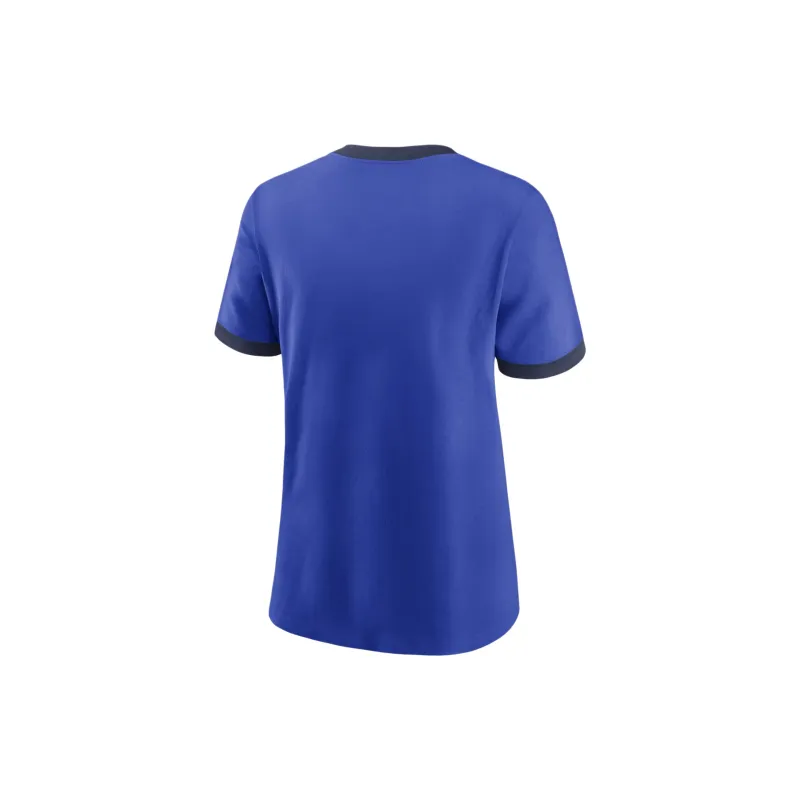 Nike x MLB T-Shirt Women's Blue Detroit Tigers-1