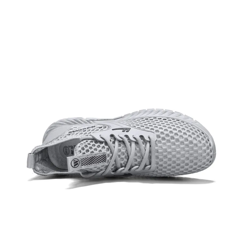 Warrior Shock Absorbing, Non Slip, Wear Resistant, Breathable And Lightweight Low Top Casual Shoes Men's Gray-3