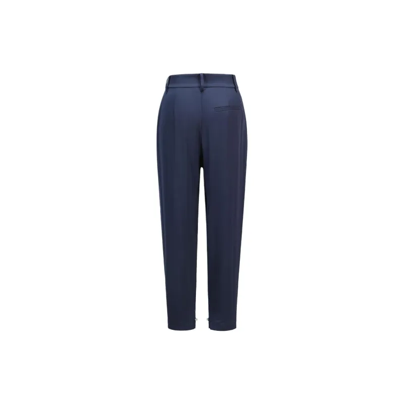 Shanghai Tang Tapered leg Silk Trousers-1