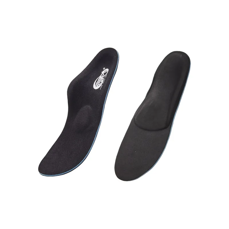 Jing Jianda Latex Spine Foam Cork EVA Insoles Unisex Black-1