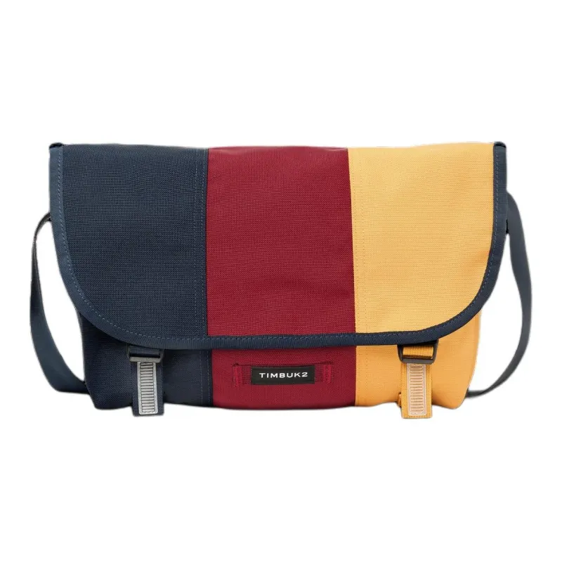 Timbuk2 Recycled Material Messenger Bag Shoulder Bag Crossbody Bag Small Size Unisex Marine Blue & Red & Yellow-0