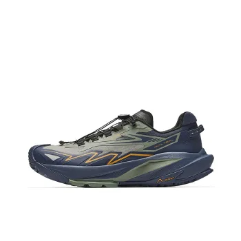 Anta Cushioning, Wear Resistant Low Top Running Shoes Men's Ink Blue