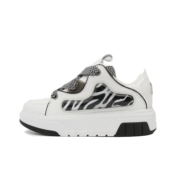 Hurley Puffy Shoes Wear-Resistant Breathable Height Increasing Low-Top Skateboard Shoes Unisex