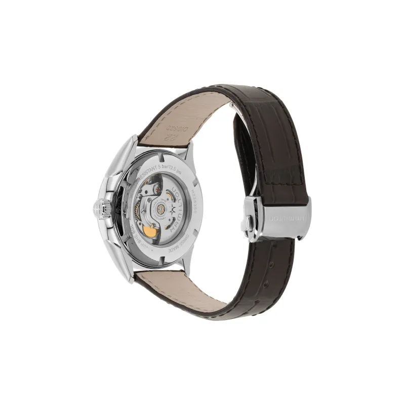 HAMILTON Jazz Series Automatic Mechanical Movement Men's Watch Beige Watch Dial-5