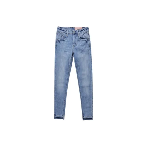 ABLE JEANS Jeans Women's Washed Light Indigo