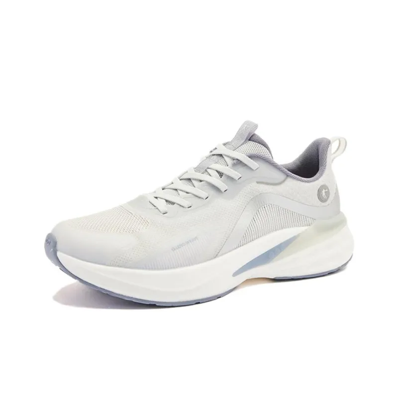 QIAODAN Windy 13 Cushioning, Wear Resistant Low Top Training Running Shoes Men's Gray Silver-2