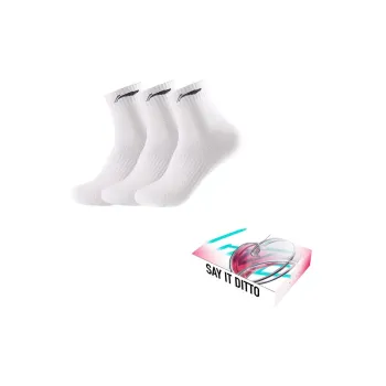 LiNing Mid Calf Socks Unisex 3 Pack