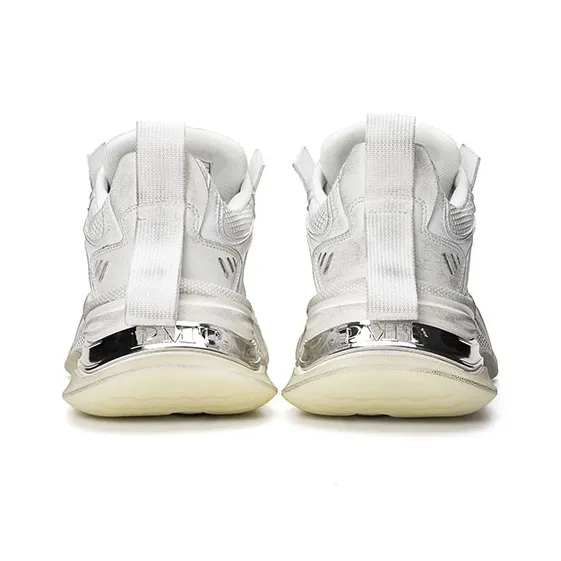 Pmt Nirvana Series Chunky Sneakers Unisex Low Top White-3