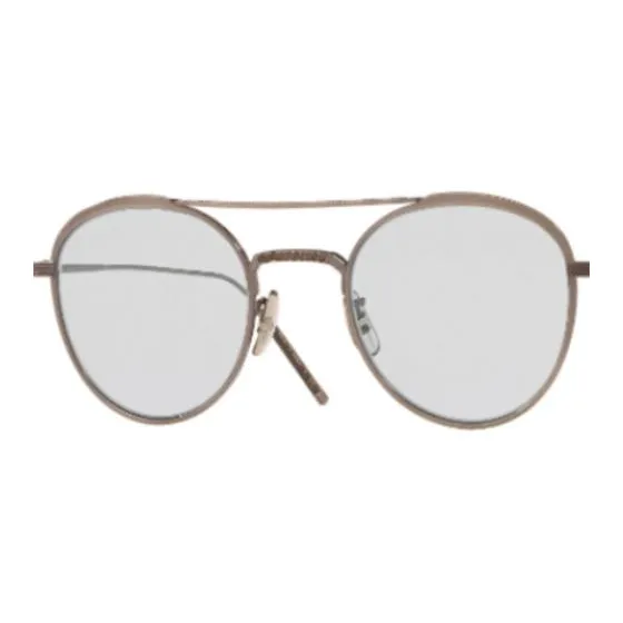 Oliver Peoples Metal Aviator Sunglasses Unisex Brown-2