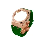 Sand Rose Steel Case+Green Strap+Rose Butterfly Clasp+Tool
