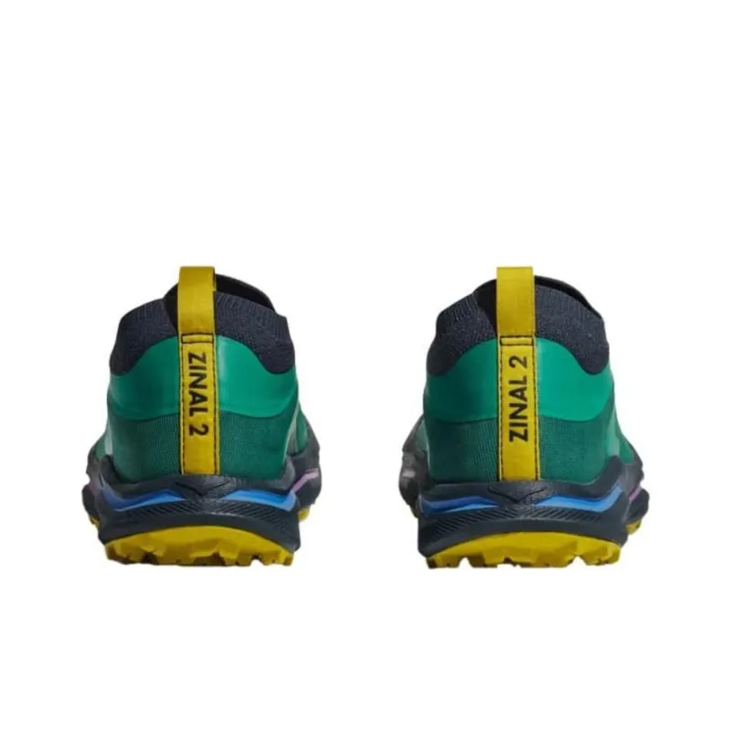 HOKA ONE ONE Zinal 2 Durable Breathable Low Top Running Shoes Women's Green-5