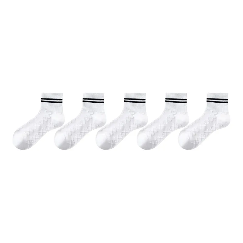 Ordifen Mid Calf Socks Women's 5 Pack-2