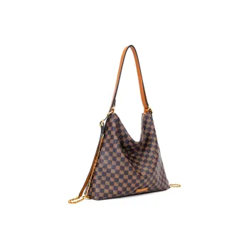 LUCKY DIAMOND Pvc Shoulder Bag Regular Women's Coffee/Khaki