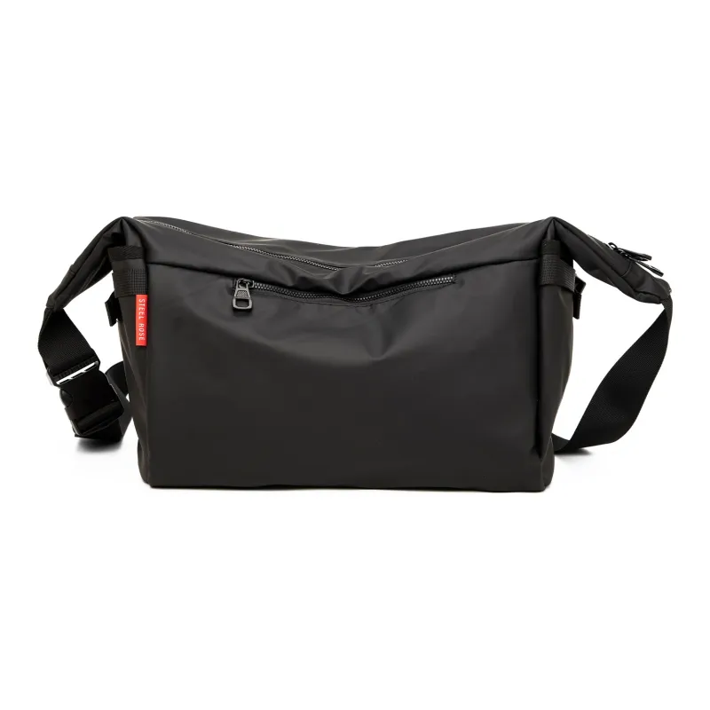 TAKI Synthetic Leather Crossbody Bag Shoulder Bag Regular Unisex Black/Gray/Blue/Green-2