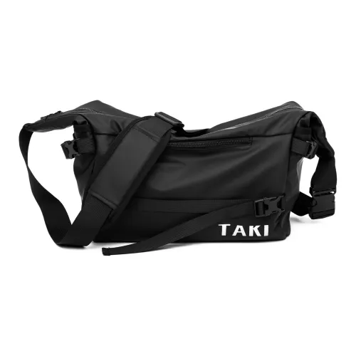 TAKI Synthetic Leather Crossbody Bag Shoulder Bag Regular Unisex Black/Gray/Blue/Green