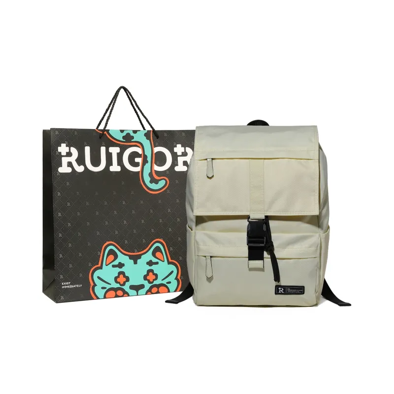 RUIGOR Fabric Laptop Backpack Large Size Unisex Multicolor-3