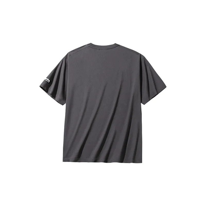 Anta T-Shirt Unisex Dark Brown Gray-1