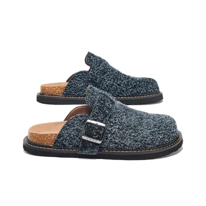 FAIRWHALE EVA Abrasion Resistant Wrap toe Slippers Unisex Dark Blue-3