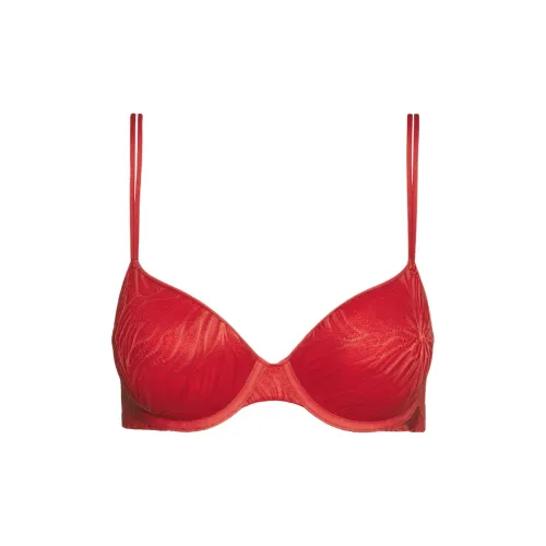 CK/Calvin Klein THONG Bra Europe Version Women's Red