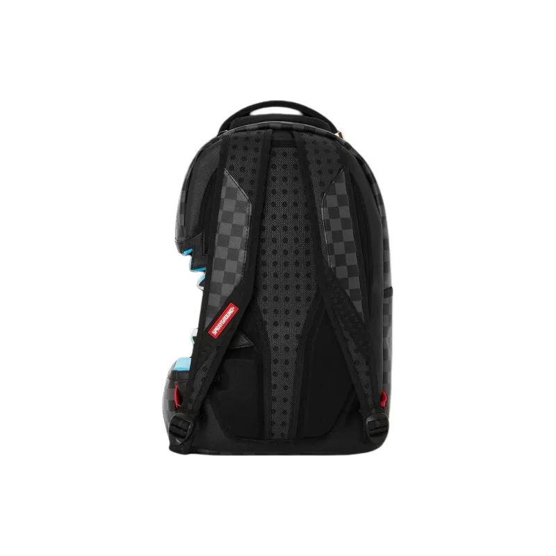 SPRAYGROUND Faux Leather Backpack Unisex Black-4