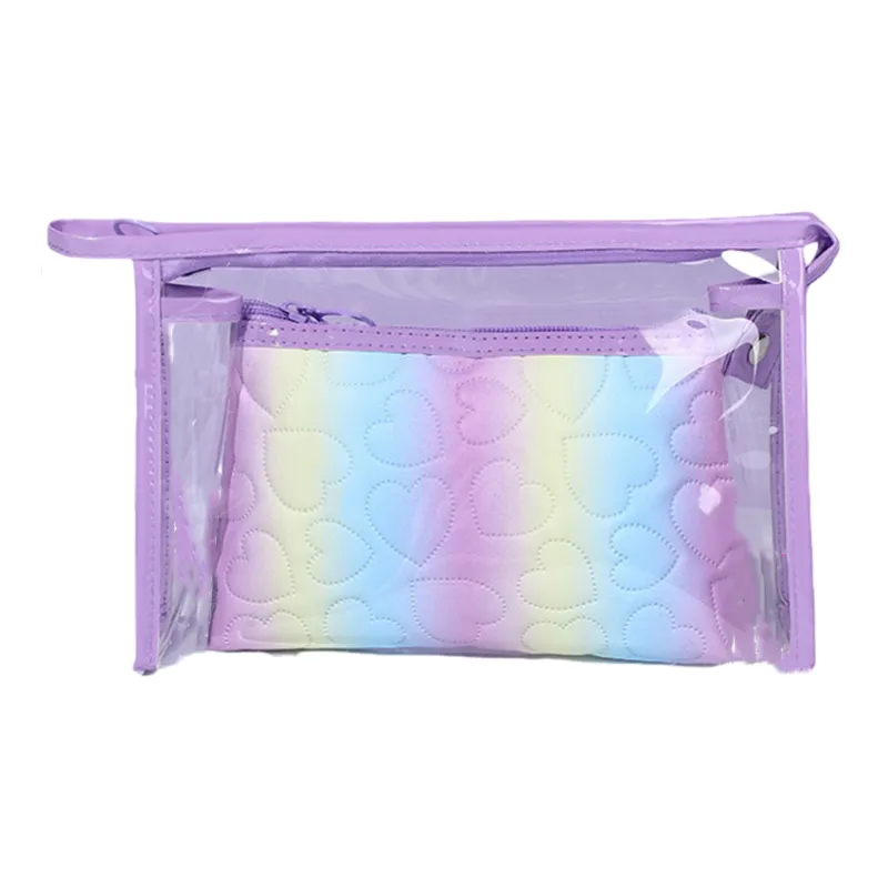 Vack Polyester Makeup Bag Women's Purple-2