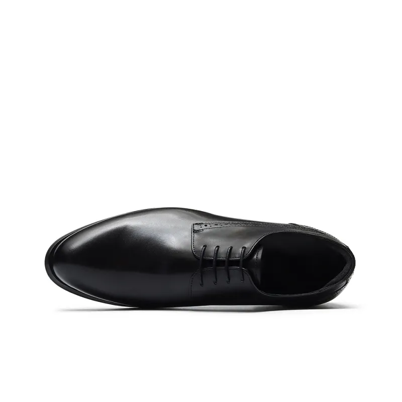 ASTON M.JAZZ Dress Shoes Men Low Top Black/Burgundy-5