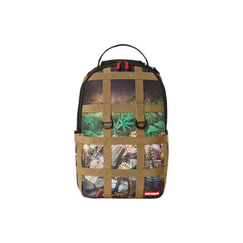 SPRAYGROUND Faux Leather Backpack Unisex Brown-0