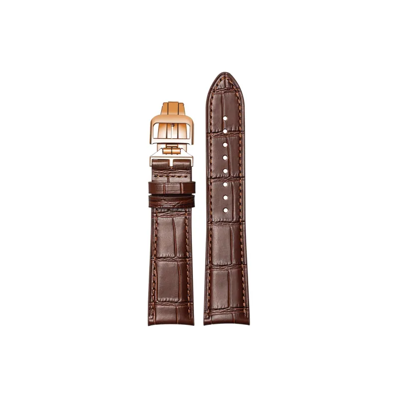 WOALMORN Jaeger Compatibility Watch Band Genuine Leather Material-8