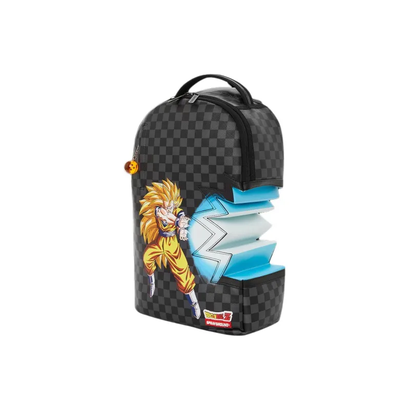 SPRAYGROUND Faux Leather Backpack Unisex Black-1