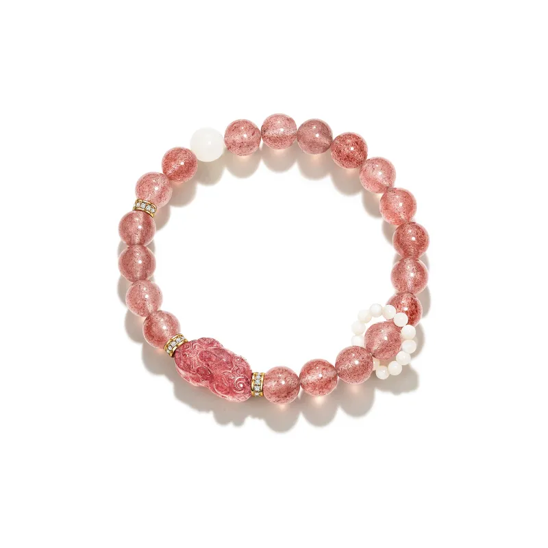 Jodie&Kevin Colored Glaze Jade Bracelets Unisex-1