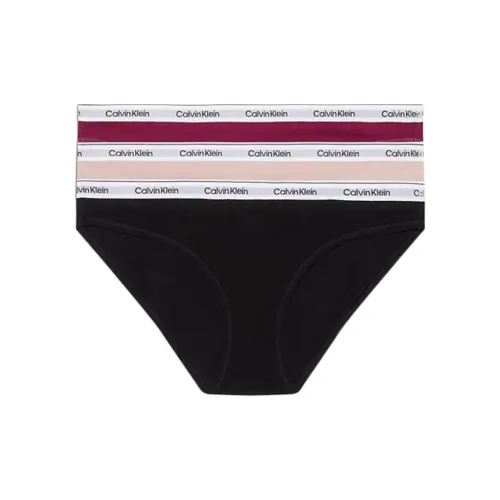 CK/Calvin Borsetta 3 PACK BIKINI LOW-RISE Underpants Europe Version Women's 3 Pack