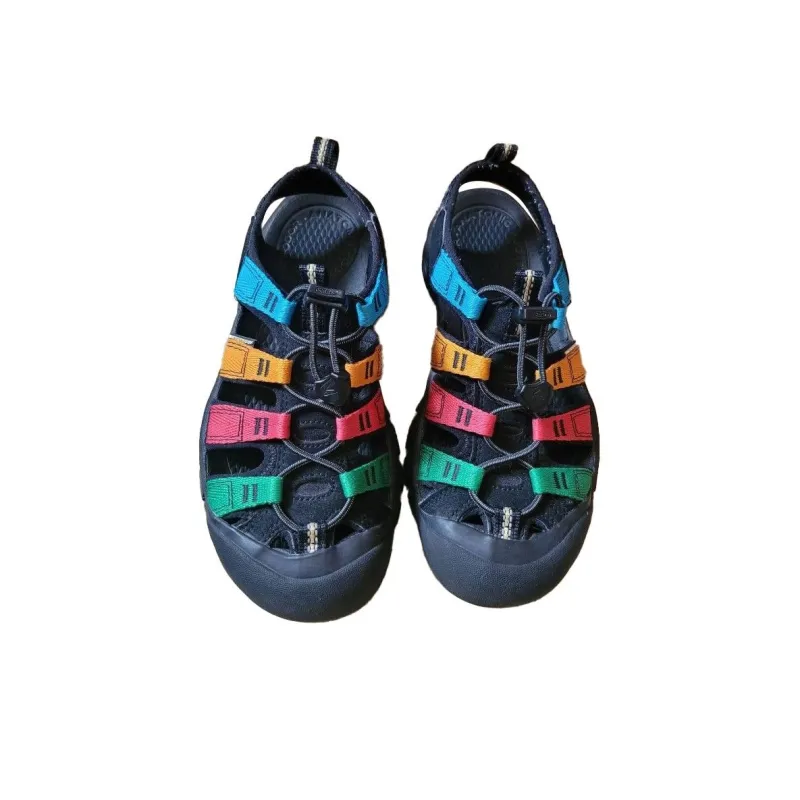 KEEN Newport H2 Breathable And Wear-resistant River Trekking Shoes Unisex Black Blue Orange Green-3